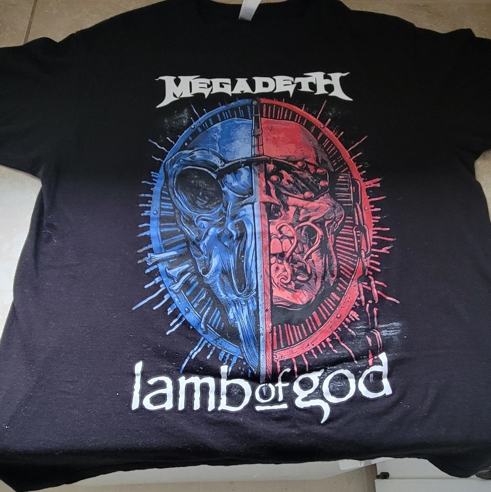 Megadeth Lamb of God Black T-Shirt